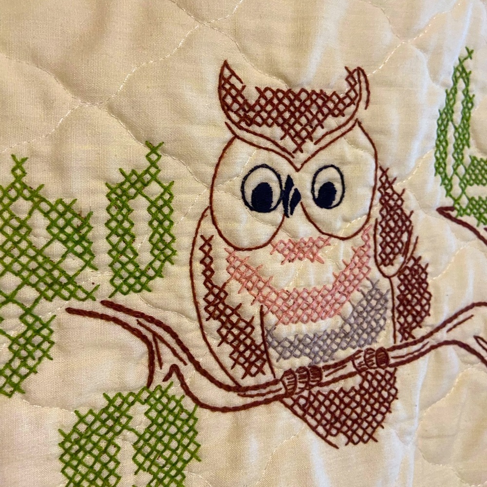 Vintage Disney Bambi baby blanket cross stitch design - Picture 4 of 10